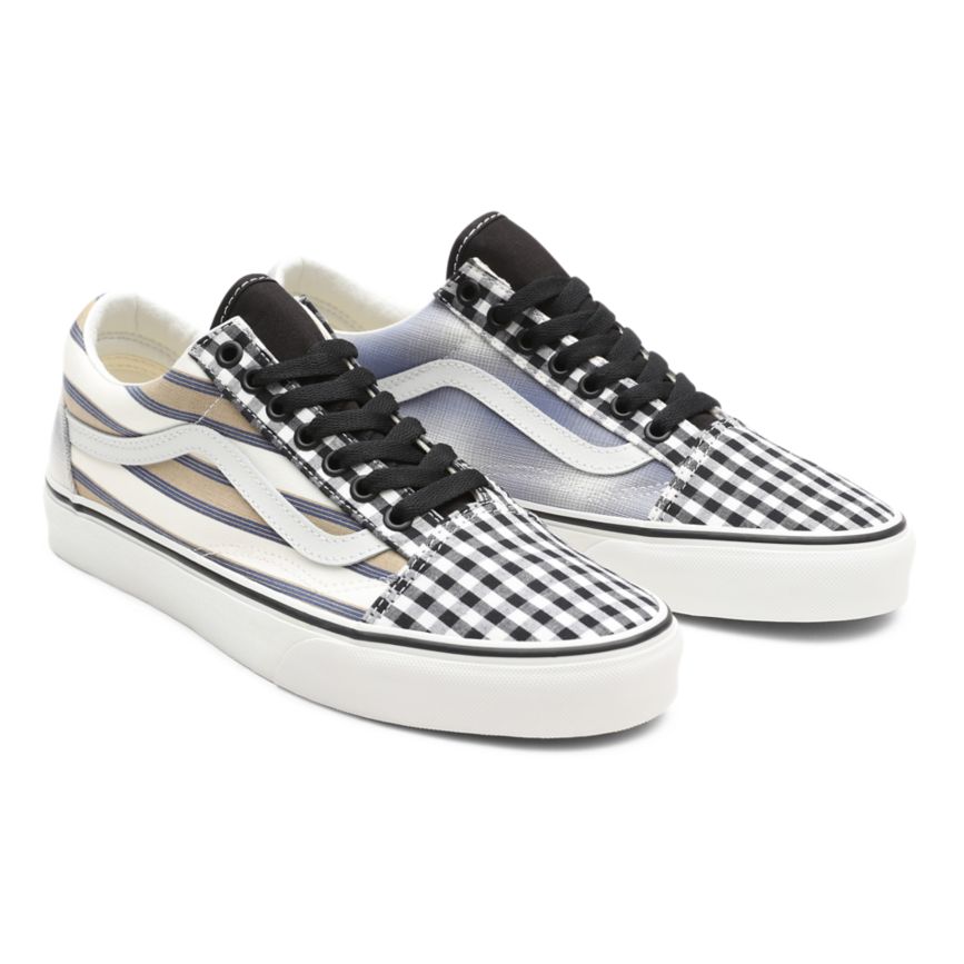 Vans Prep Retro Old Skool Herr Vita - Vans Låga Skor Outlet (RDXMV9703)